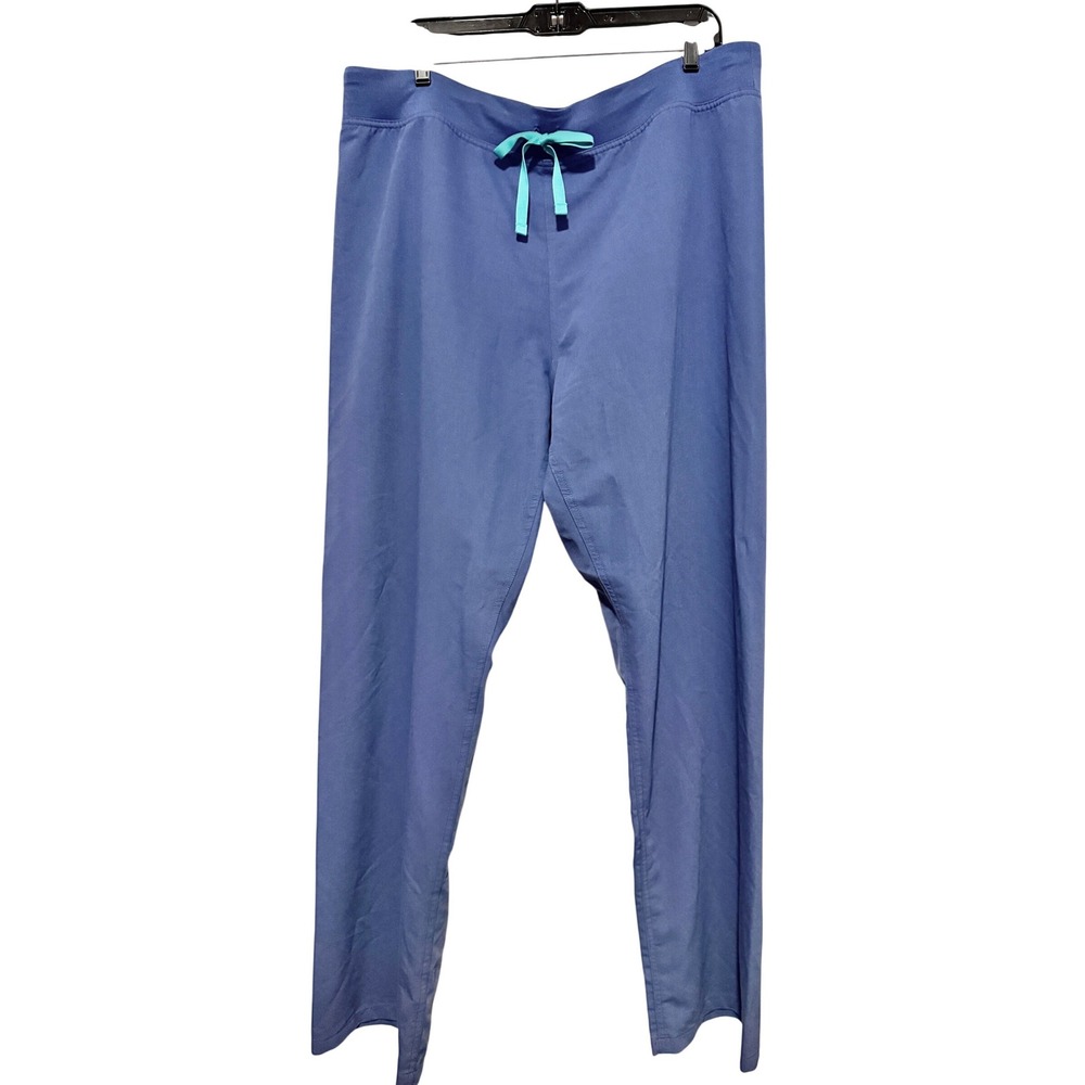 FIGS Technical Collection Scrub Pants XL Tall Blue Drawstring T21003T Mens XL/T